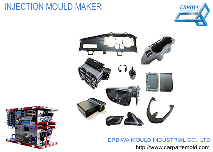 Multi Cavity Super Auto Trim Molding Colorful Plastic Injection Car