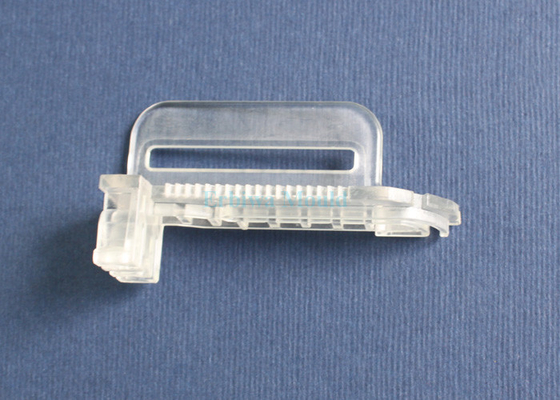 Auto Connector Mold Parts Electronic / Waterproof Connector Adapter With Plastic And Transparent Material