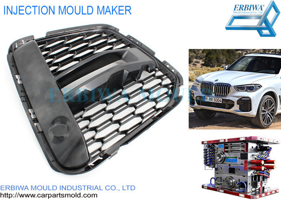 Car Plastic Injection Mould Custom Auto Front Bumper Vents Grille Parts